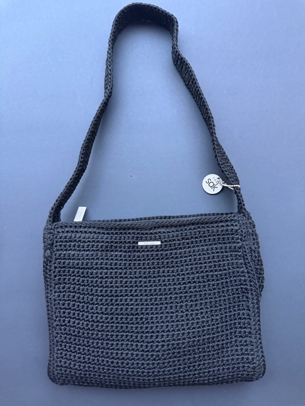 The Sak| Black Crochet Shoulder Bag